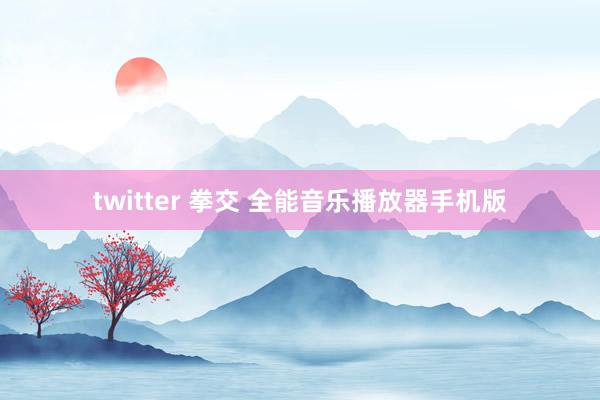 twitter 拳交 全能音乐播放器手机版