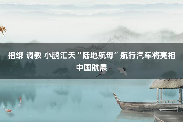 捆绑 调教 小鹏汇天“陆地航母”航行汽车将亮相中国航展